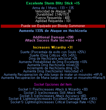 My best socket option for pvp